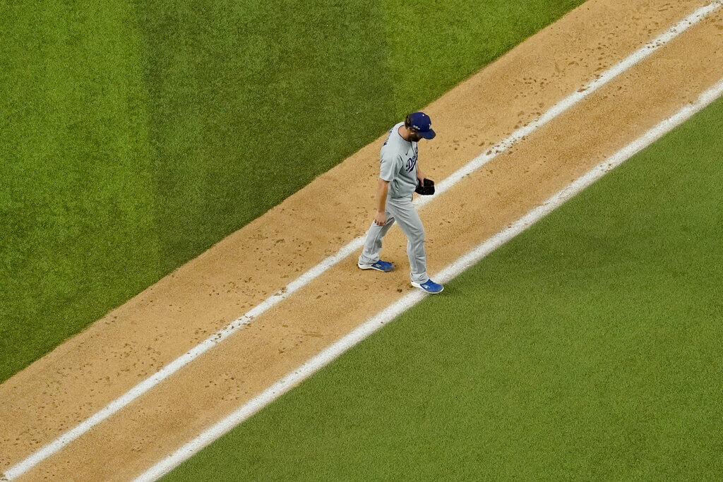 APTOPIX NLCS Dodgers Braves Baseball